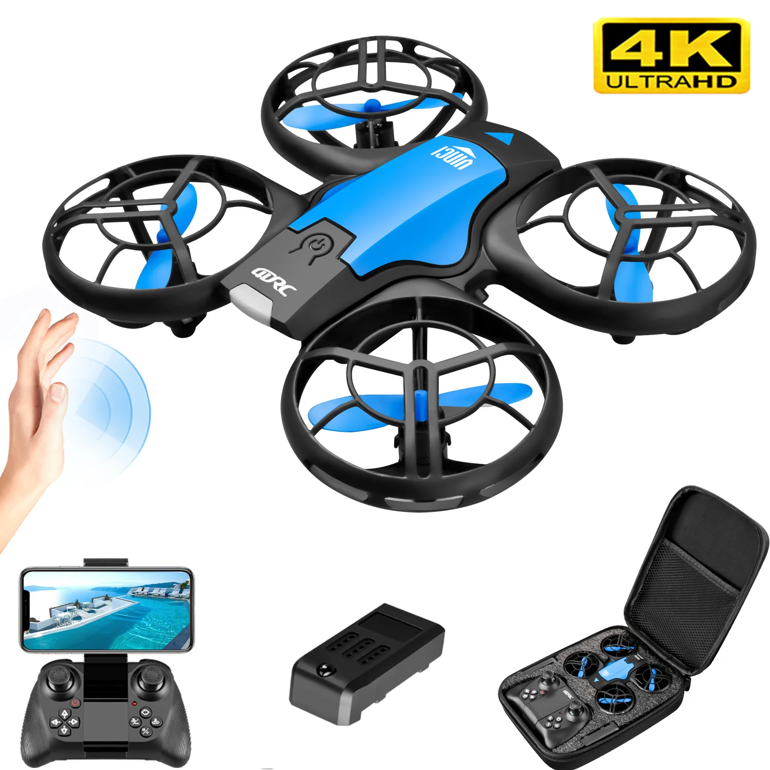 V8 New Mini Drone 4K Professio - Drone Kit Professional 评论和价格